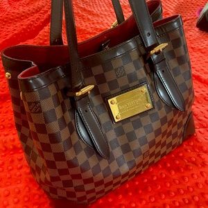 Pre-owned Louis Vuitton Hampstead MM Tote Bag